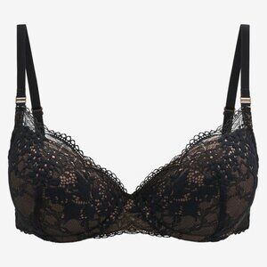 NWT ThirdLove All Day Lace T-Shirt Bra Size 34Dblack / 34D
